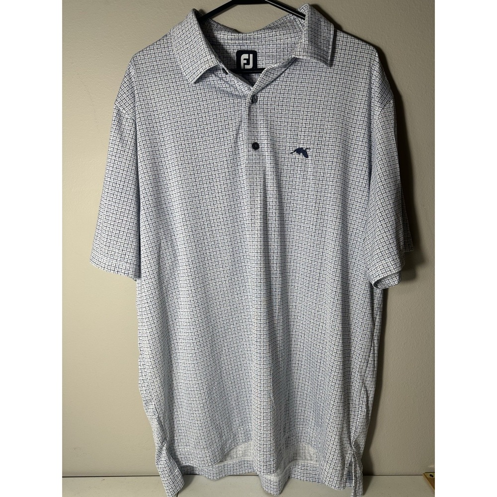 Men's Footjoy XL Polo Blue White